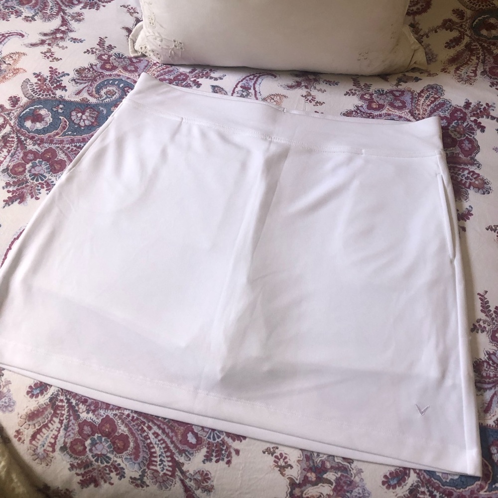 Calloway golf white NWOT golf skort
